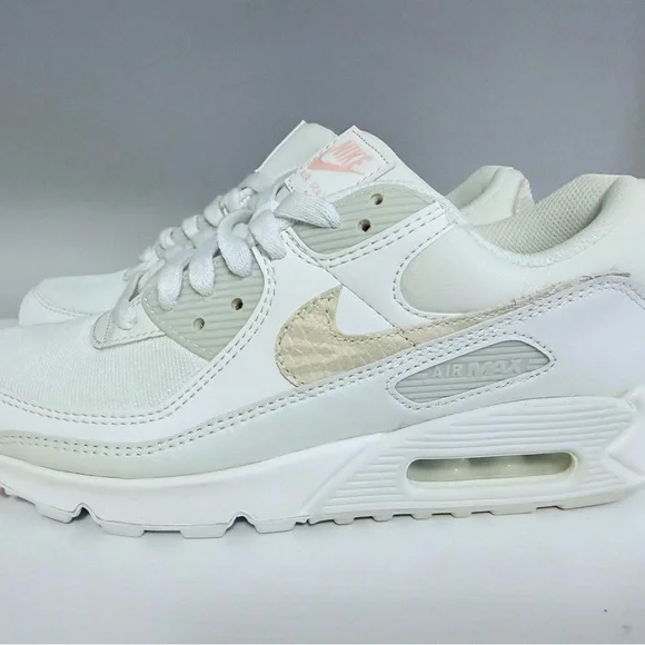 🔥🔥Nike Air Max 90 SE 'safari Summit White Light Bone 🔥🔥 never worn 🔥 - Picture 4 of 6